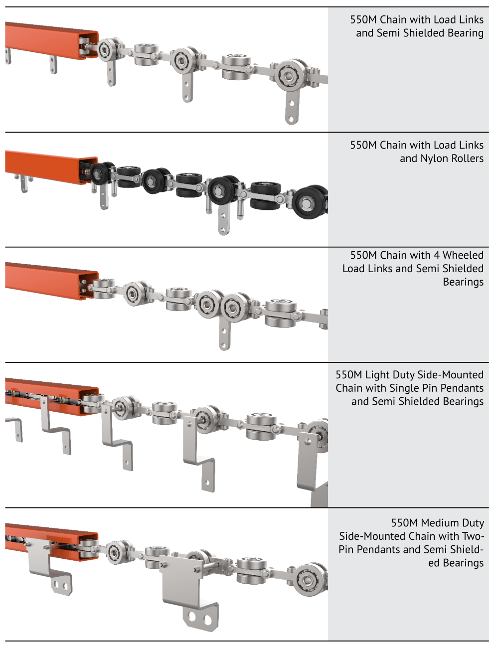 550M Overhead Chain Conveyor